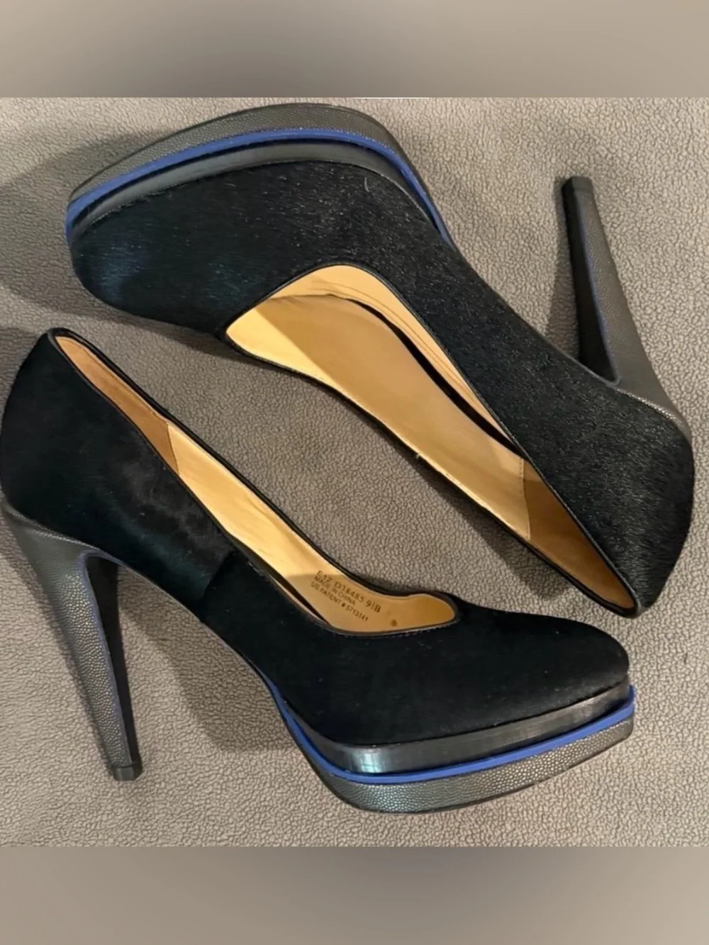 Cole Haan Black Suede Wedges